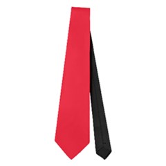 Red And Black Abstraction Neckties (two Side)  by Valentinaart