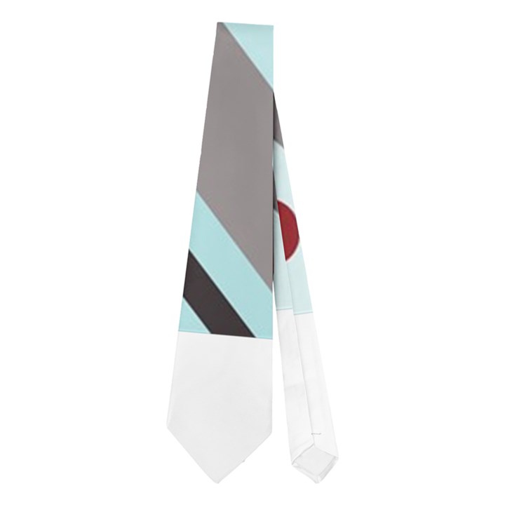 Colorful lines and circles Neckties (Two Side) 