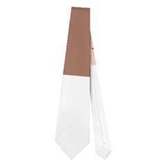 Brown Abstract Design Neckties (two Side)  by Valentinaart