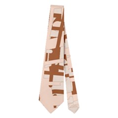 Brown Elegant Pattern Neckties (two Side)  by Valentinaart