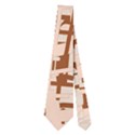 Brown elegant pattern Neckties (Two Side)  View1