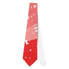 Red Pattern Neckties (one Side)  by Valentinaart