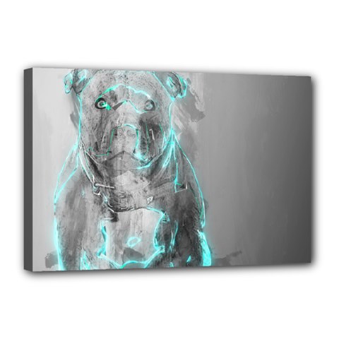 Dog Canvas 18  X 12  by NSAsStore