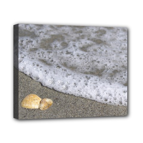 Seashells In The Waves Canvas 10  X 8  by PhotoThisxyz