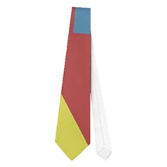 Colorful Abstrac Art Neckties (one Side)  by Valentinaart