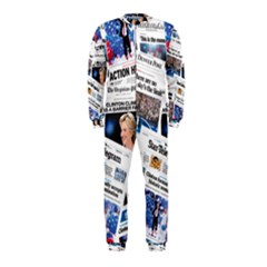 Hillary 2016 Historic Newspaper Collage Onepiece Jumpsuit (kids) by blueamerica