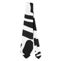 Magenta, black and white abstract art Neckties (Two Side)  View1