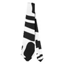 Magenta, black and white abstract art Neckties (Two Side)  View2