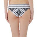 BW pattern Hipster Bikini Bottoms View2