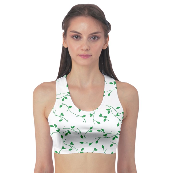 Nature pattern Sports Bra