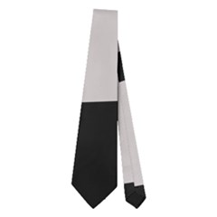 Simple Gray Abstraction Neckties (two Side)  by Valentinaart