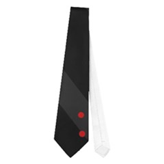 Black And Red Neckties (one Side)  by Valentinaart