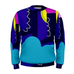 Walking On The Clouds  Men s Sweatshirt by Valentinaart