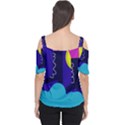 Walking on the clouds  Women s Cutout Shoulder Tee View2