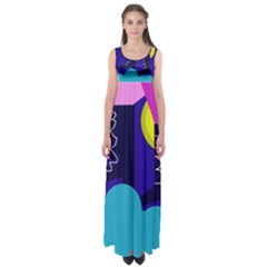 Walking On The Clouds  Empire Waist Maxi Dress by Valentinaart