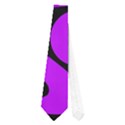 Purple and black abstract decor Neckties (One Side)  View1