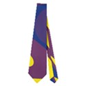 Deep blue and yellow decor Neckties (Two Side)  View1