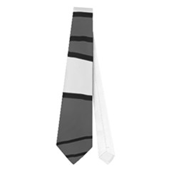 Playful Abstract Art - Gray Neckties (one Side)  by Valentinaart