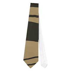 Playful Abstract Art - Brown Neckties (one Side)  by Valentinaart