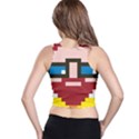 Cartoon avatar people Racer Back Crop Top View2