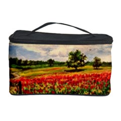  Poppies Cosmetic Storage Case by ArtByThree