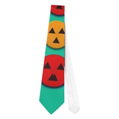 Pumkins Dancing In The Season Pop Art Neckties (one Side)  by pepitasart