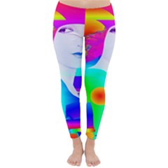 Abstract Color Dream Winter Leggings  by icarusismartdesigns