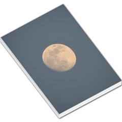 The Moon And Blue Sky Large Memo Pads by picsaspassion