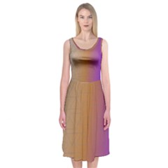 Pan Flute Midi Sleeveless Dress by Contest2476114