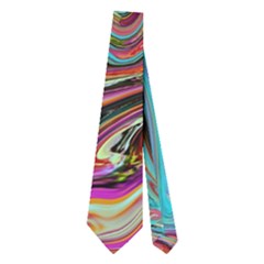 Brilliant Abstract In Blue, Orange, Purple, And Lime-green  Neckties (two Side)  by digitaldivadesigns