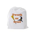 Twerk or treat - Funny Halloween design Drawstring Pouches (Large)  View2