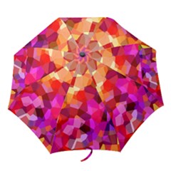 Geometric Fall Pattern Folding Umbrellas by DanaeStudio