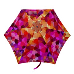 Geometric Fall Pattern Mini Folding Umbrellas by DanaeStudio