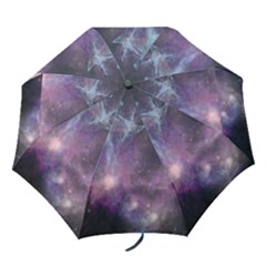 Blue Galaxy  Folding Umbrellas by DanaeStudio