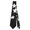 Black And White Starry Pattern Neckties (Two Side)  View1