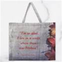 October Fall Leaves Zipper Large Tote Bag View1