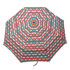 Geometric Waves Folding Umbrellas by dflcprints