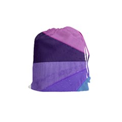 Purple Swatch Drawstring Pouches (medium)  by PhotoThisxyz