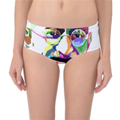 Ghandi Mid-waist Bikini Bottoms by bhazkaragriz