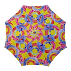 Blue And Pink Dream Golf Umbrellas by DanaeStudio