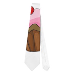 Colorful Cupcakes  Neckties (one Side)  by Valentinaart