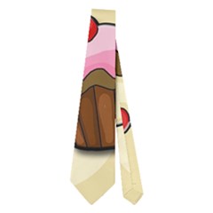 Colorful Cupcakes Pattern Neckties (two Side)  by Valentinaart