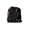 Colorful Xmas pattern Drawstring Pouches (Medium)  View2