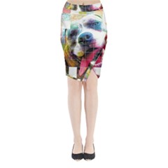 Layla Merch Midi Wrap Pencil Skirt by tigflea