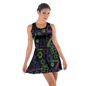 Decorative Xmas pattern Cotton Racerback Dress View1