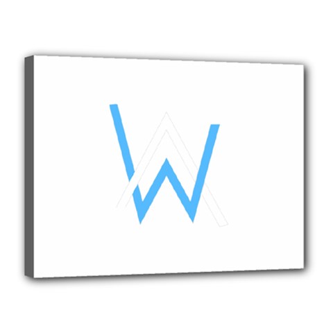 Alan Walker  Logo Canvas 16  X 12  by bhazkaragriz