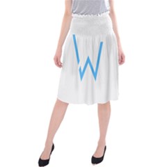 Alan Walker  Logo Midi Beach Skirt by bhazkaragriz