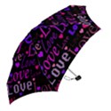 Love pattern 2 Mini Folding Umbrellas View2