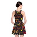 Love pattern 3 Reversible Skater Dress View2