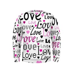 Love Pattern - Magenta Kids  Sweatshirt by Valentinaart